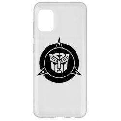 Чехол для Samsung A31 Логотип Трансформеры - PrintSalon