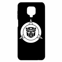 Чехол для Xiaomi Redmi Note 9S/9Pro/9Pro Max Логотип Трансформеры - PrintSalon