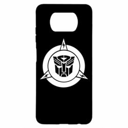 Чехол для Xiaomi Poco X3 Логотип Трансформеры - PrintSalon