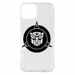 Чехол для iPhone 14 Логотип Трансформеры - PrintSalon