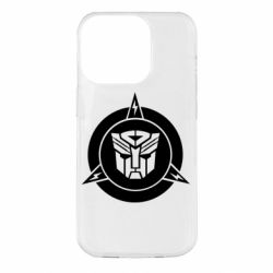 Чехол для iPhone 14 Pro Логотип Трансформеры - PrintSalon