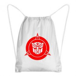 Рюкзак-мешок Логотип Трансформеры - PrintSalon
