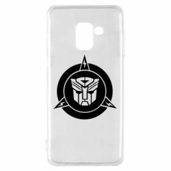 Чехол для Samsung A8 2018 Логотип Трансформеры - PrintSalon
