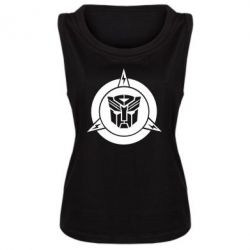 Женская майка Логотип Трансформеры - PrintSalon