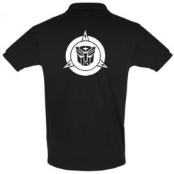 Мужское поло Логотип Трансформеры - PrintSalon