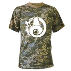 Камуфляжная футболка Логотип Викинги - PrintSalon