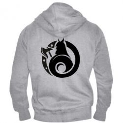 Мужское худи на молнии Логотип Викинги - PrintSalon