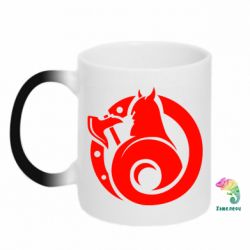 Чашка-хамелеон Логотип Викинги - PrintSalon