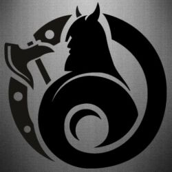 Наклейка Логотип Викинги - PrintSalon