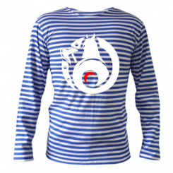 Тельняшка с длинным рукавом Логотип Викинги - PrintSalon