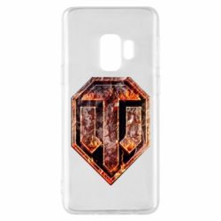 Чохол для Samsung S9 Логотип World Of Tanks "Розпечений метал" - PrintSalon