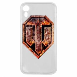 Чохол для iPhone XR Логотип World Of Tanks "Розпечений метал" - PrintSalon