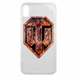 Чохол для iPhone Xs Max Логотип World Of Tanks "Розпечений метал" - PrintSalon