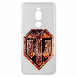 Чохол для Meizu Note 8 Логотип World Of Tanks "Розпечений метал" - PrintSalon