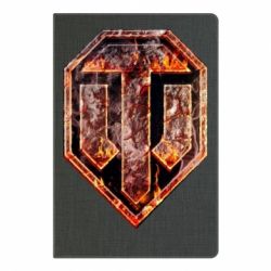 Блокнот з принтом Логотип World Of Tanks "Розпечений метал" - PrintSalon