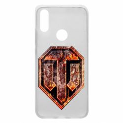 Чохол для Xiaomi Redmi 7 Логотип World Of Tanks "Розпечений метал" - PrintSalon