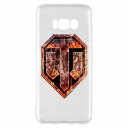 Чохол для Samsung S8 Логотип World Of Tanks "Розпечений метал" - PrintSalon