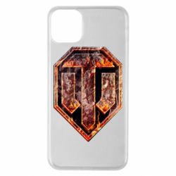 Чехол для iPhone 11 Pro Max Логотип World Of Tanks "Раскаленный металл"