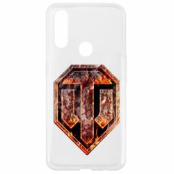 Чохол для Oppo A31 Логотип World Of Tanks "Розпечений метал" - PrintSalon