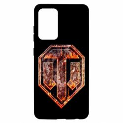 Чохол для Samsung A52 5G Логотип World Of Tanks "Розпечений метал" - PrintSalon