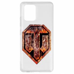 Чохол для Samsung S10 Lite Логотип World Of Tanks "Розпечений метал" - PrintSalon