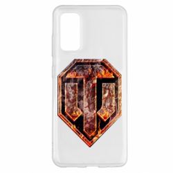 Чохол для Samsung S20 Логотип World Of Tanks "Розпечений метал" - PrintSalon