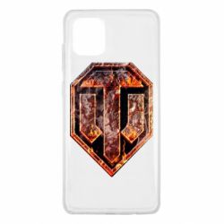 Чохол для Samsung Note 10 Lite Логотип World Of Tanks "Розпечений метал" - PrintSalon