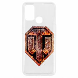 Чохол для Oppo A53 / A32 / A33Логотип World Of Tanks "Розпечений метал" - PrintSalon