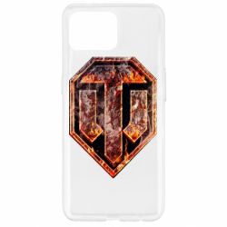 Чохол для Oppo Reno 4 Lite Логотип World Of Tanks "Розпечений метал"