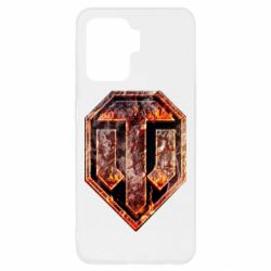 Чохол для Oppo Reno 5 Lite Логотип World Of Tanks "Розпечений метал" - PrintSalon