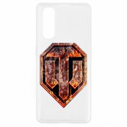 Чохол для Oppo Find X2Логотип World Of Tanks "Розпечений метал" - PrintSalon