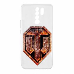 Чохол для Xiaomi Redmi 9 Логотип World Of Tanks "Розпечений метал" - PrintSalon