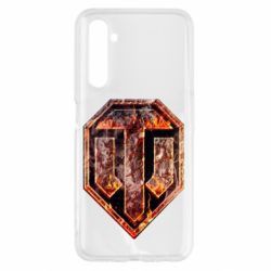 Чохол для Realme 6 Логотип World Of Tanks "Розпечений метал" - PrintSalon