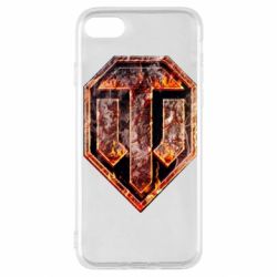 Чохол для iPhone SE 2022 Логотип World Of Tanks "Розпечений метал"