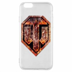 Чохол для iPhone 6/6S Логотип World Of Tanks "Розпечений метал" - PrintSalon