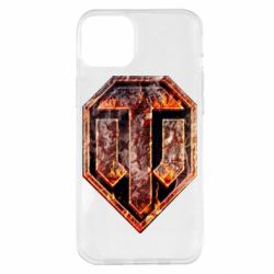 Чохол для iPhone 14 Plus Логотип World Of Tanks "Розпечений метал" - PrintSalon