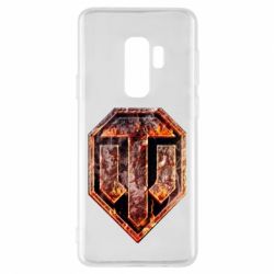 Чохол для Samsung S9+ Логотип World Of Tanks "Розпечений метал" - PrintSalon