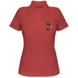 Жіноче поло Логотип World Of Tanks "Розпечений метал" - PrintSalon