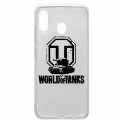 Чохол для Samsung A20 Логотип World Of Tanks - PrintSalon