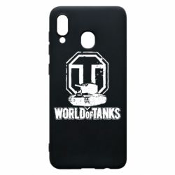 Чохол для Samsung A30 Логотип World Of Tanks - PrintSalon