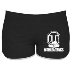 Жіночі шорти Логотип World Of Tanks - PrintSalon