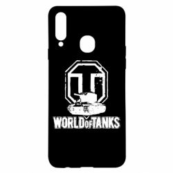 Чохол для Samsung A20s Логотип World Of Tanks