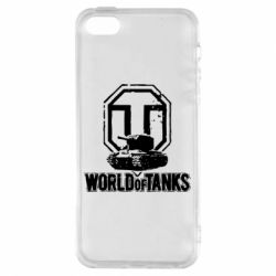Чохол для iphone 5/5S/SE Логотип World Of Tanks - PrintSalon