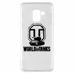 Чохол для Samsung A8 2018 Логотип World Of Tanks - PrintSalon