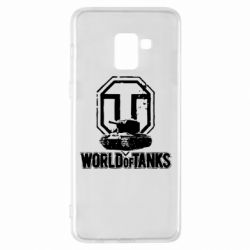 Чохол для Samsung A8+ 2018 Логотип World Of Tanks - PrintSalon