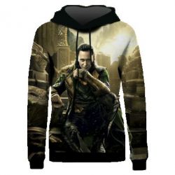 Жіноче 3D худі Loki MARVEL