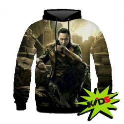 Дитяче 3D худі Loki MARVEL