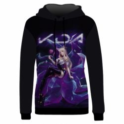 Женское 3D худи LoL Ahri K - PrintSalon