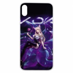 Чехол для iPhone Xs Max LoL Ahri K - PrintSalon