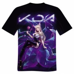 Мужская футболка 3D LoL Ahri K - PrintSalon